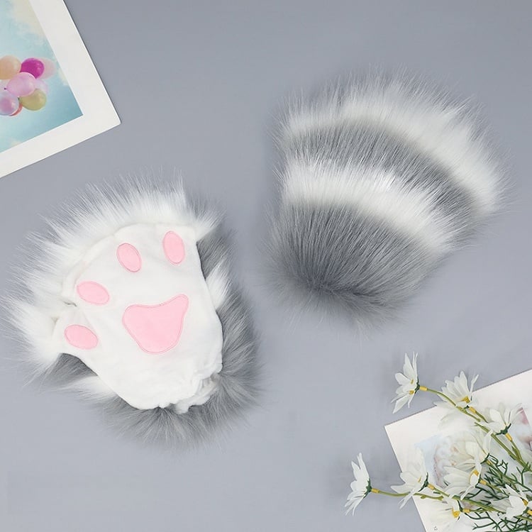 Paw 7 Colors Cute Kitty Gloves Lolita Plush