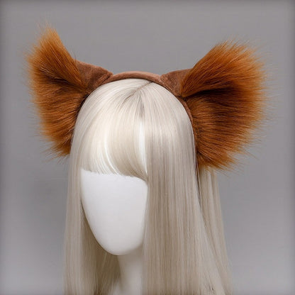 Color Colors 4 Plush Fox KC Cute Lolita Solid Ear
