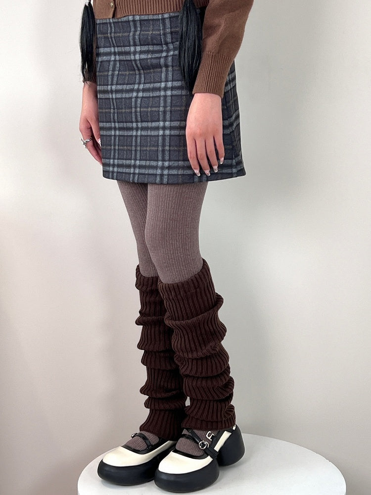 Warmers Colors Knitted Leg Retro-Style 7