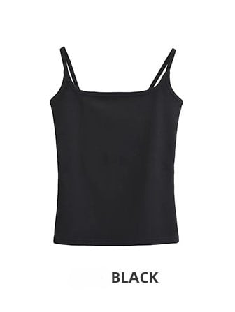 Waist-Length Black Slim-fitting Tank Punk Top