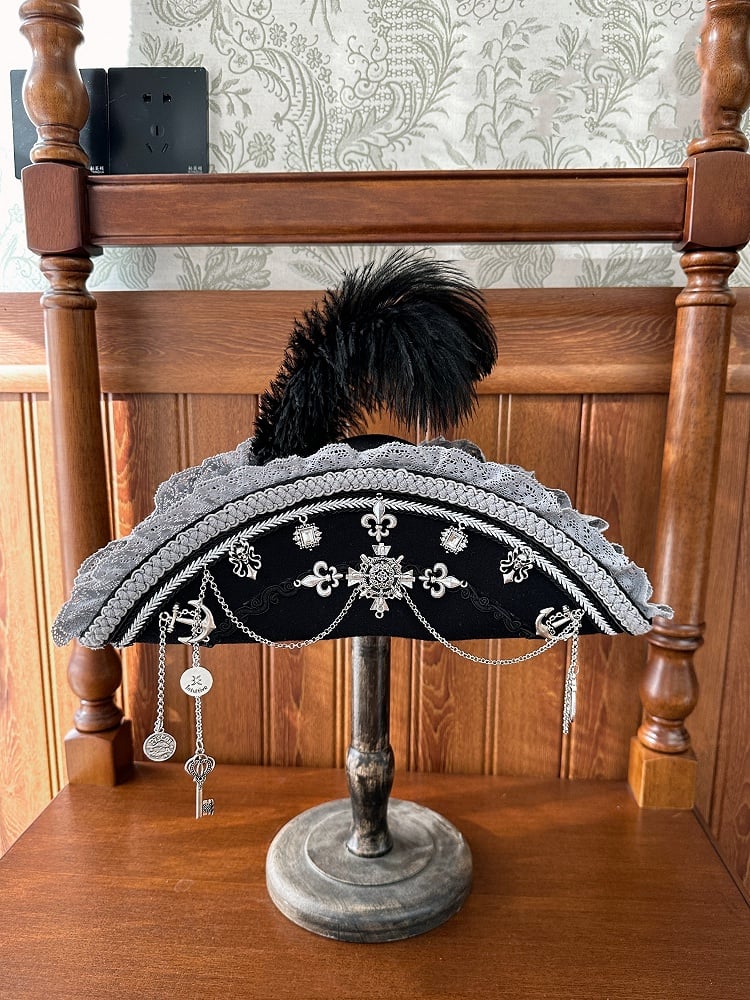 Hat Coffee Pirate / Black