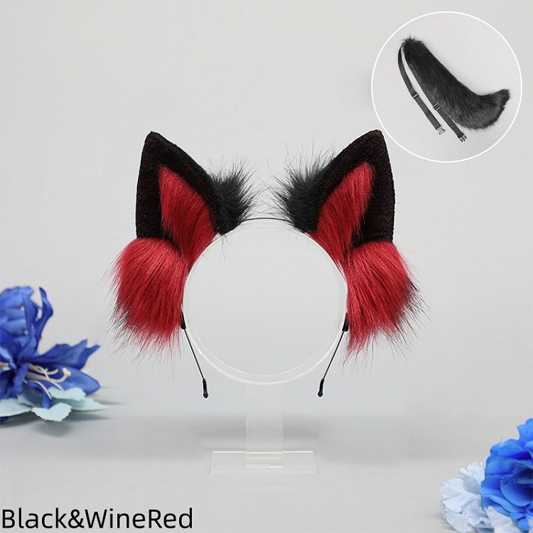 9 Faux Cute Ear Wolf Fur Lolita KC Colors