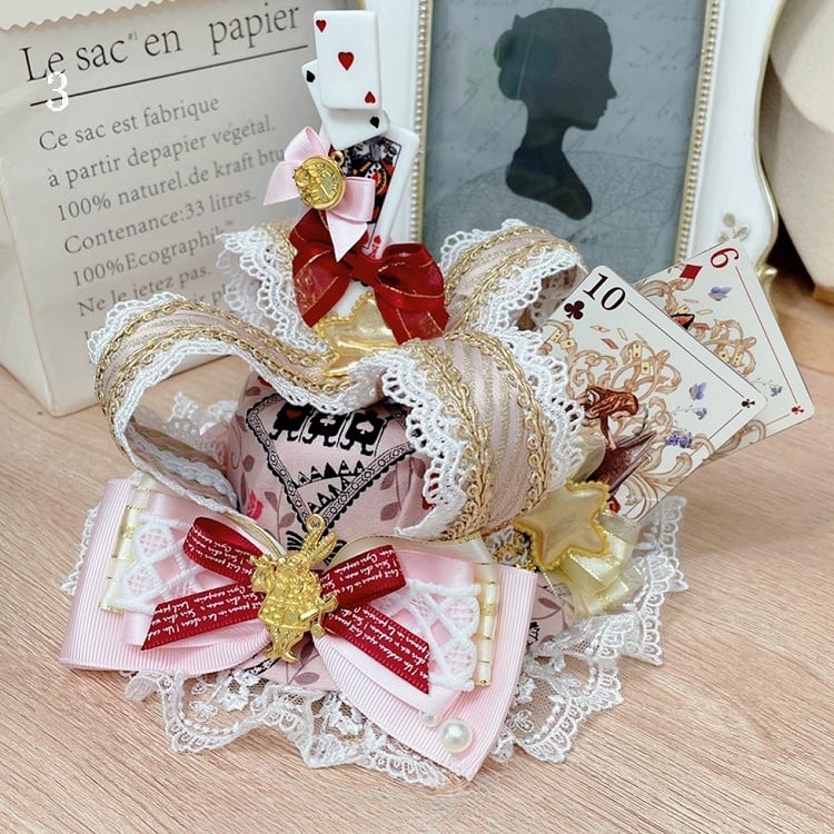 Alice im Wunderland Hut 6 Vibes Poker Optionen Krone Mini dekoriert