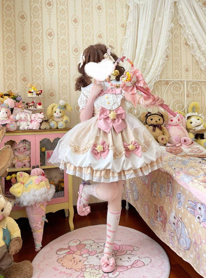 Lolita Sweet Heart Girl Original JSK Suspender Dress