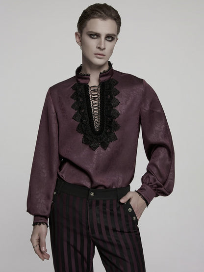 Goth Shirt Men's Red