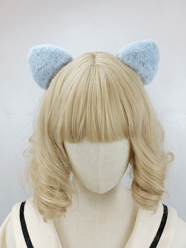 Color Hairclip Cat Ear Options Plush 4