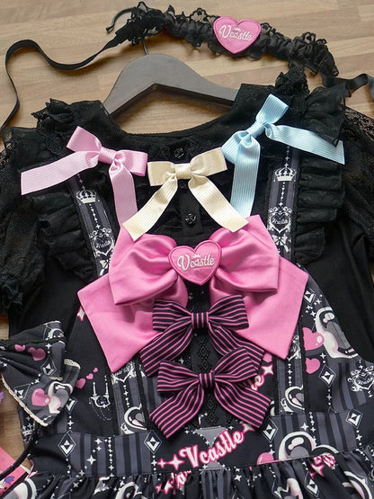 ブラック ピンク シャンパン ブルー レッド ピン イエロー ホワイト / リボン