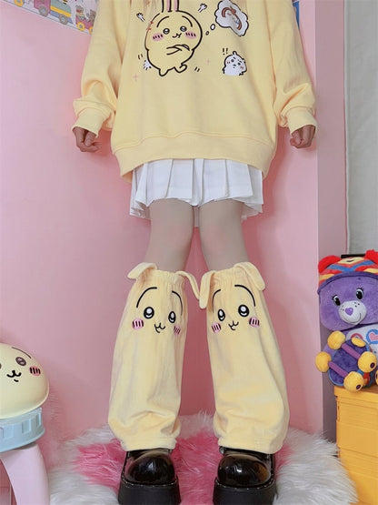 漫画柄 40cm レッグウォーマー