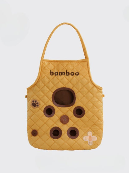 Cut-out-Tasche Gelbes Crossbody-Design