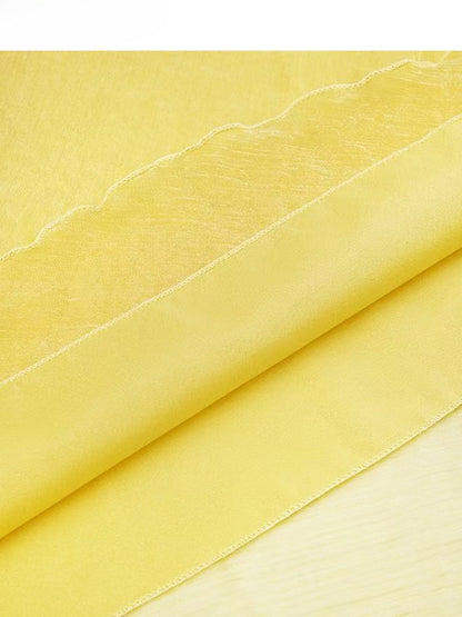 黄色のサマースカート Y2K