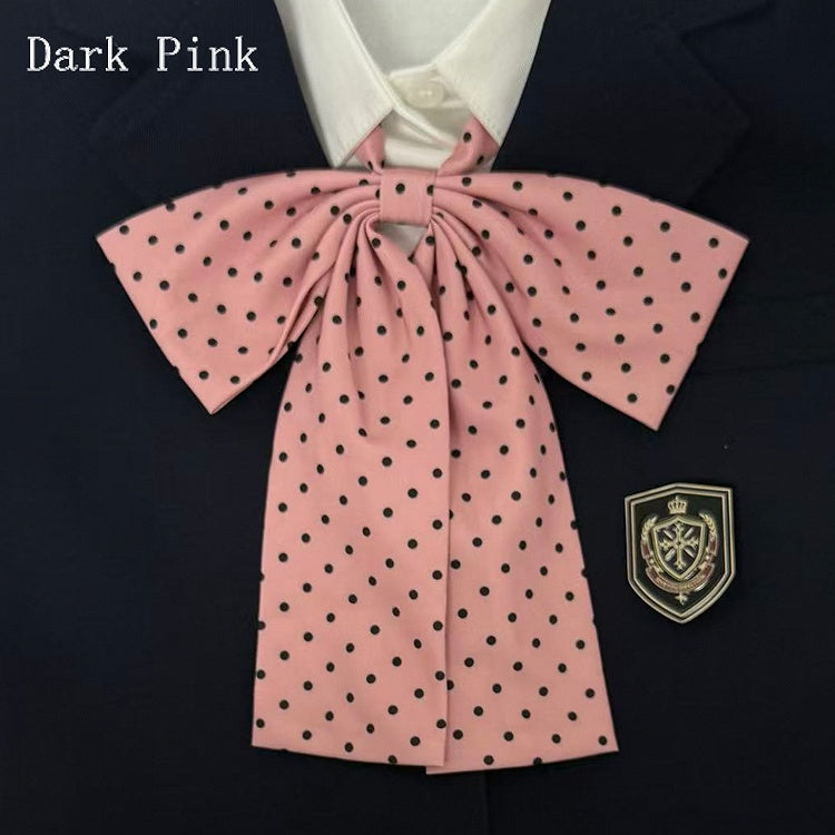 Tie Pattern 11 Bow Color Options Polka-Dot