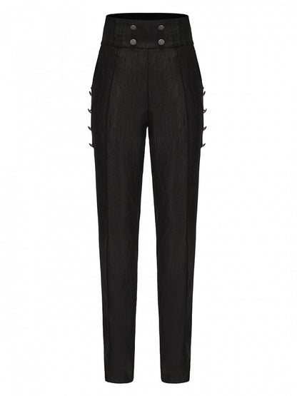 High Ouji Black Lolita Pants Style Prince Waist