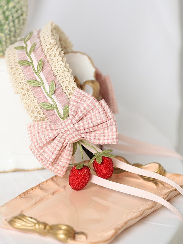 Pink KC/Pearl KC Lolita 2 Tulle Charm Sweet Options Strawberry