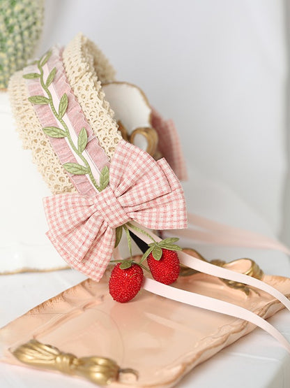 Pink KC/Pearl KC Lolita 2 Tulle Charm Sweet Options Strawberry