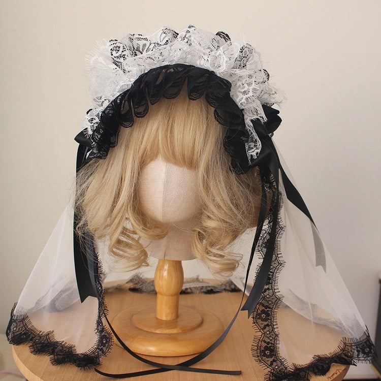 8-Color Head Veil Lace Elegant