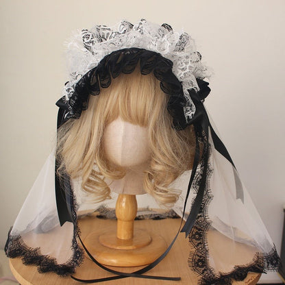 8-Color Head Veil Lace Elegant
