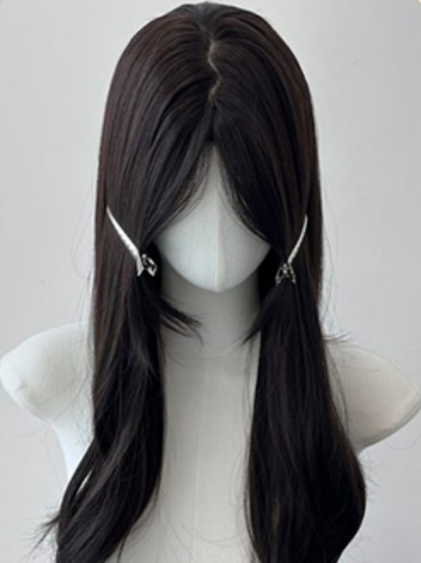 with Long Bangs 3 Wavy Color Wig 60CM Options