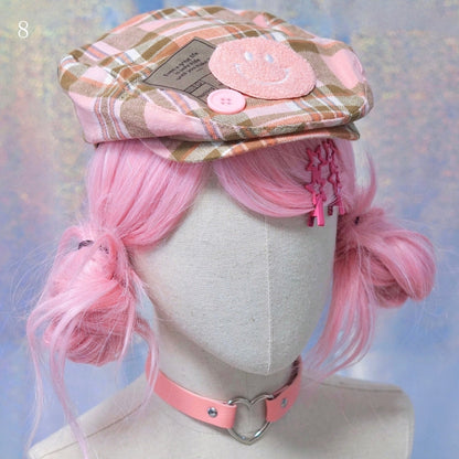 Plaid 13 Hat Pattern Options Beret