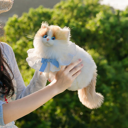 Cat Options Crossbody 3 Realistic Plush Bag