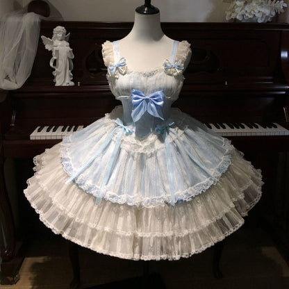 Lolita Ballet Style Sweet Short Cake JSK Dress