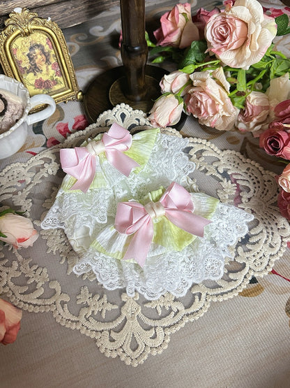 Green Blue Pink Wrist / Cuffs