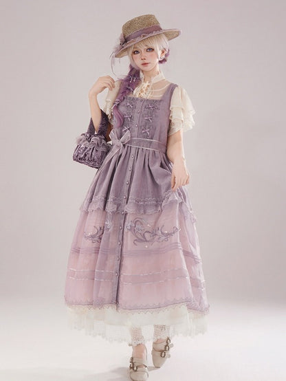 Elegant Summer Layered Ruffle Lace Blouse - Tan Tuan