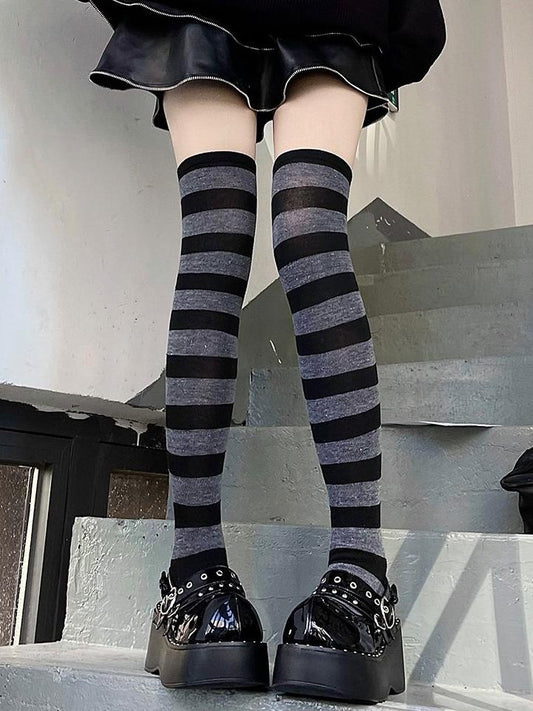 Stockings Punk 3 Options Striped