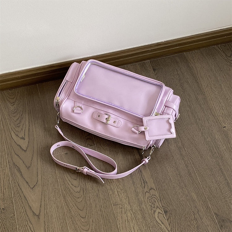 Ita Bag Buckle Decorated Colors Backpack/Crossbody with 6