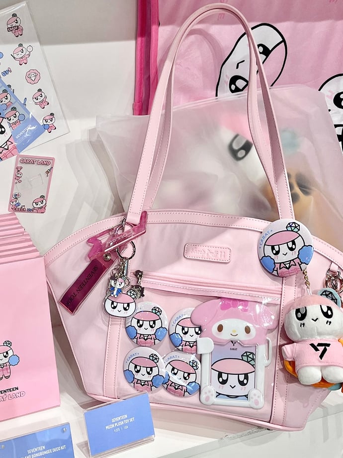 Tasche Rosa Schulter Ita Fächerförmig