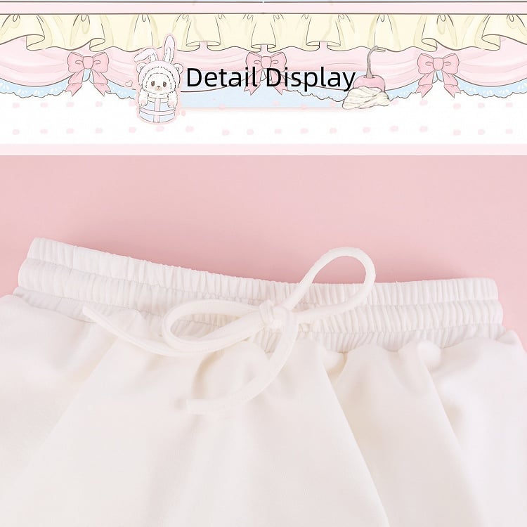 White Mini Skirt with Built-In Shorts - serendipity