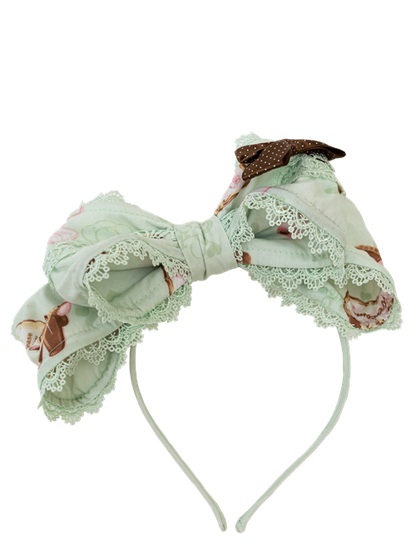 Green / Bowknot Mint Pink KC