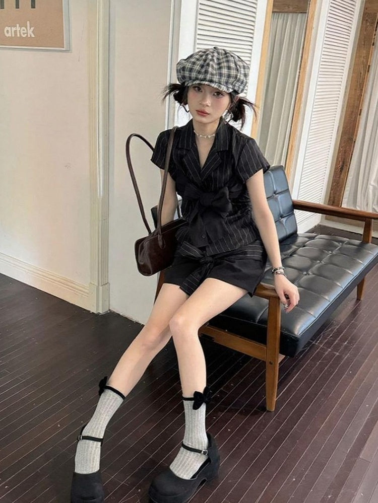 Color 3 Bowknot Detail Options Ankle Socks