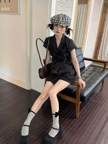 Color 3 Bowknot Detail Options Ankle Socks