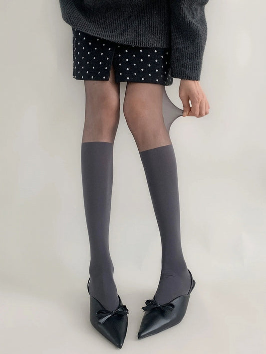Faux (2 Below-Knee Colors) Pantyhose