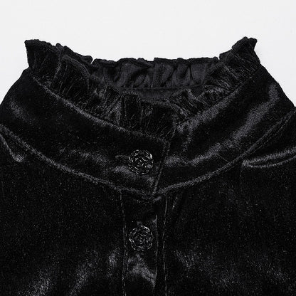 Shirt Goth Retro Black