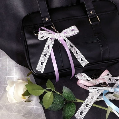 Colors Charm 4 Pattern Heart-shaped Bowknot Lace