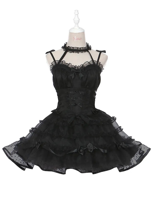 Sweetheart Piece Kuro Neckline One Black Dress Slip