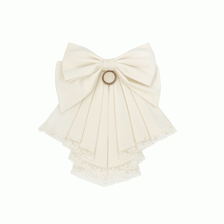 Beige Bow Tie