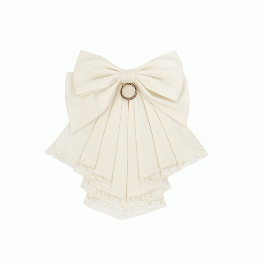 Beige Bow Tie
