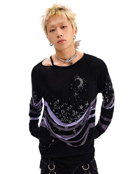 Punk Schwarz/Silber Schmetterling Choker