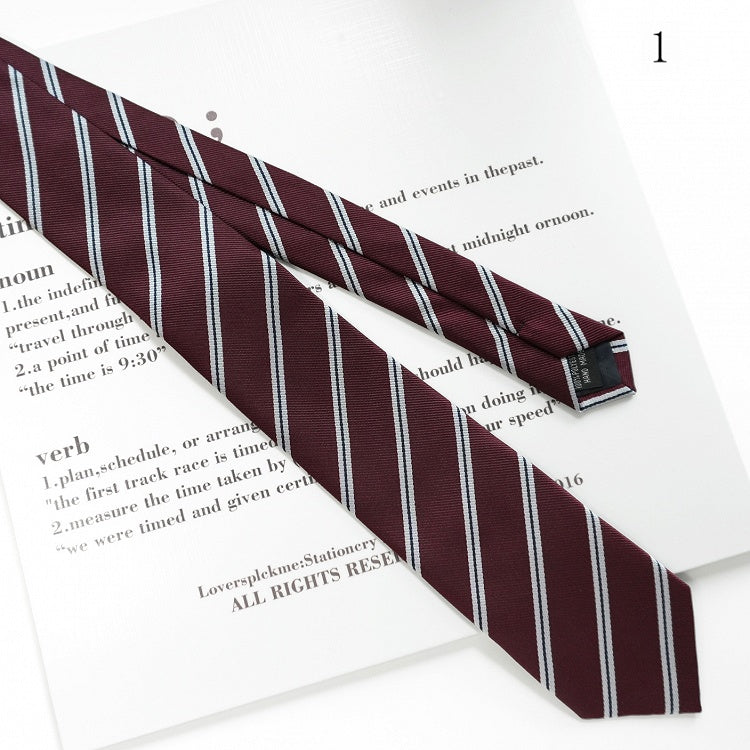 Tie JK Striped 17 Neck Pattern Options Uniform