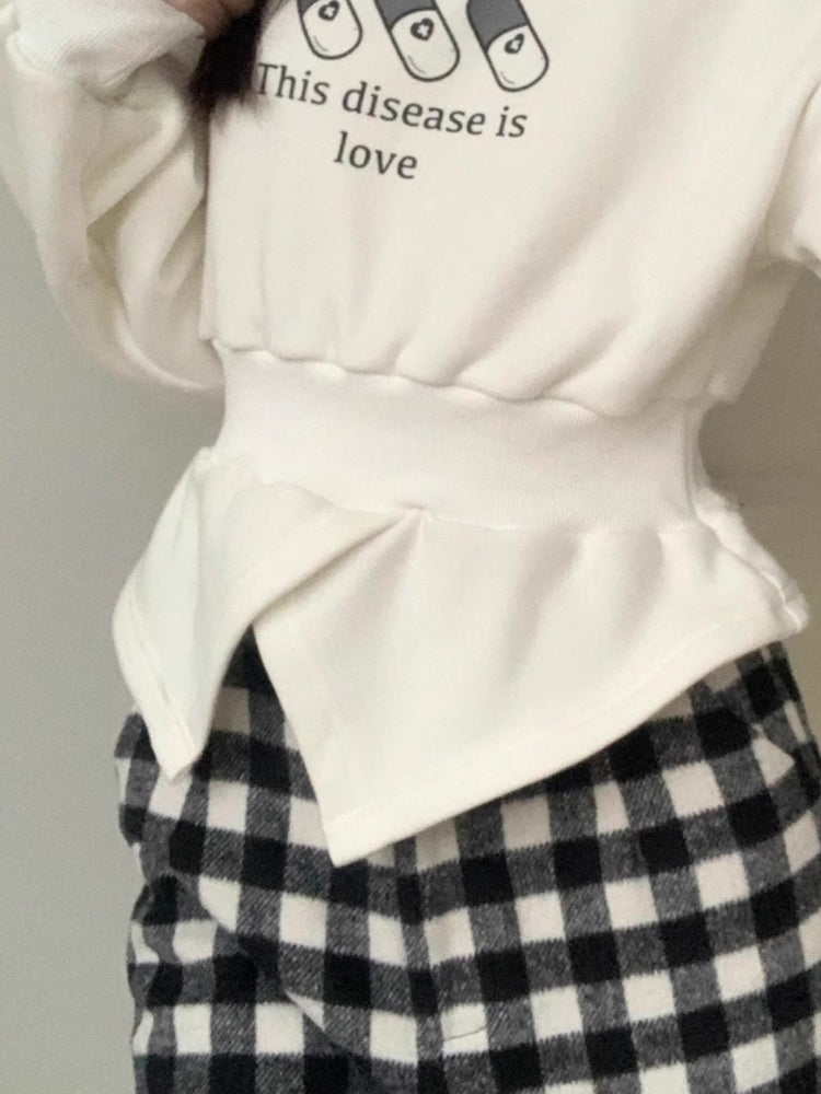 Weißes Yami Kawaii Top