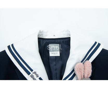 ズートピア ジュディ ダークブルー プレッピー ルーズ ブレザー