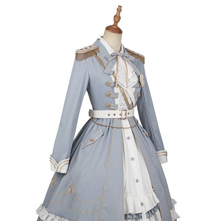 with Long-Sleeve Button-Up White Chest Pocket Blouse