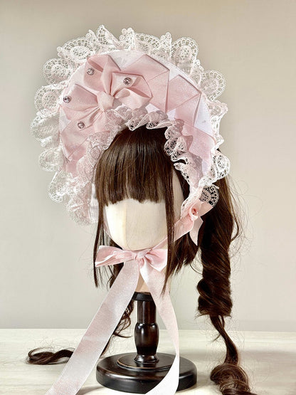 Accents) (Lace Multi-Color Set Lolita Crystal Bonnet