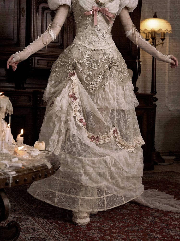 Tournüre Historischer Vintage Petticoat