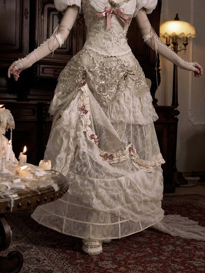 Tournüre Historischer Vintage Petticoat