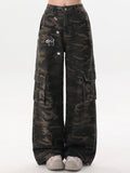 Utility Cargo Signature Kitty with Pants Skeleton Embroidery Camo Star