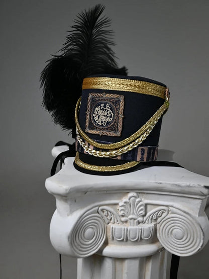 Black Blue Hat Red / Dark