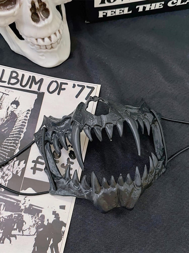 ハロウィンパーティー用出っ歯パンクマスク